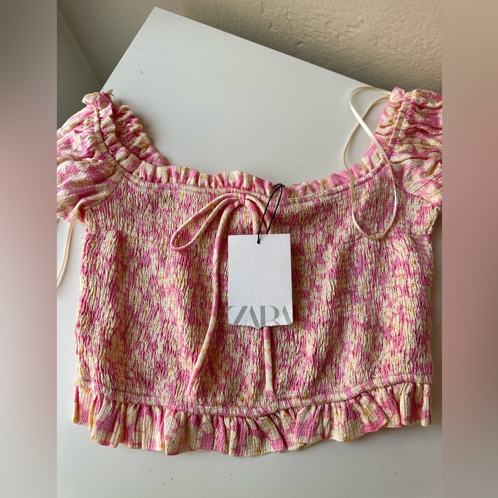 Zara floral top